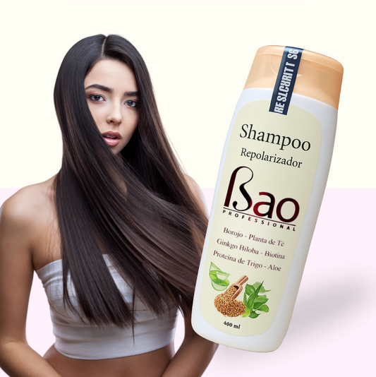 Shampoo Repolarizador: Limpieza profunda con acción fortalecedora sin resecar. Shampoo técnico para restaurar el equilibrio capilar