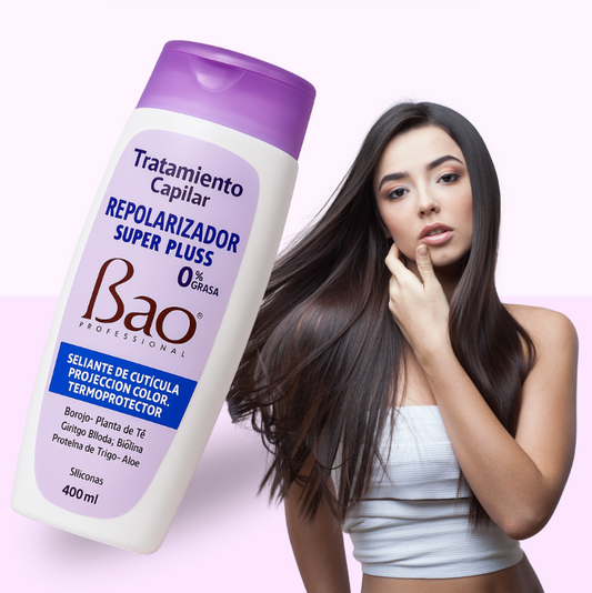 Tratamiento Capilar Repolarizador Súper Pluss: Restaura el brillo y la fuerza en cabellos débiles o tratados