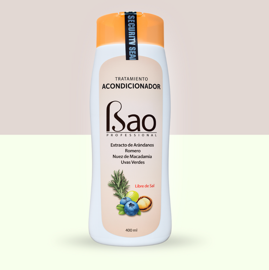Tratamiento acondicionador: Hidratación natural, desenredo con efecto seda y suavidad inmediata