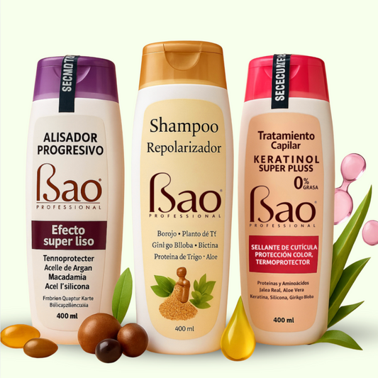 KIT LISO INTELIGENTE: Efecto liso, control de frizz y protección térmica