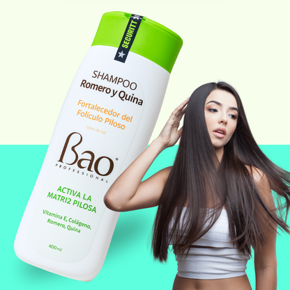 Shampoo Romero y Quina: Estimula el crecimiento y reduce la caída desde el primer uso